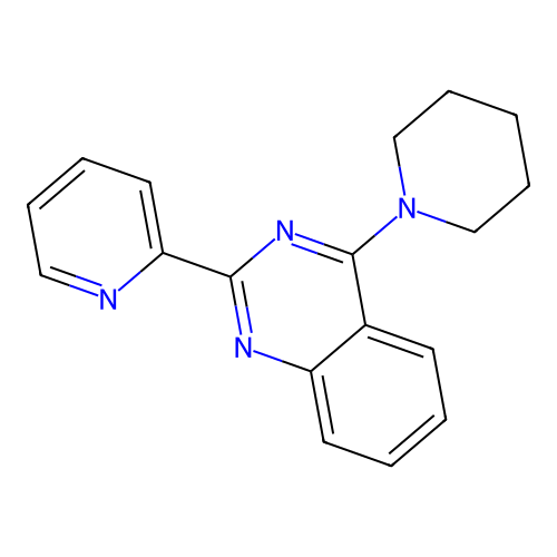 4-(Piperidin-1-yl)-2-(pyridin-2-yl)quinazoline structure