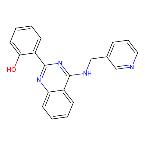2-{4-[(Pyridin-3-ylmethyl)-amino]-quinazolin-2-yl}-phenol structure