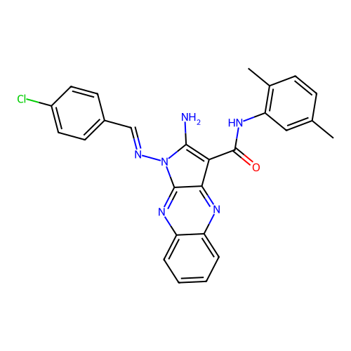 C26H21ClN6O structure