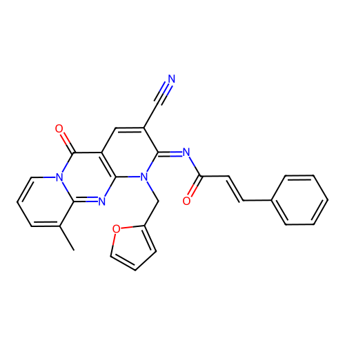 C27H19N5O3 structure