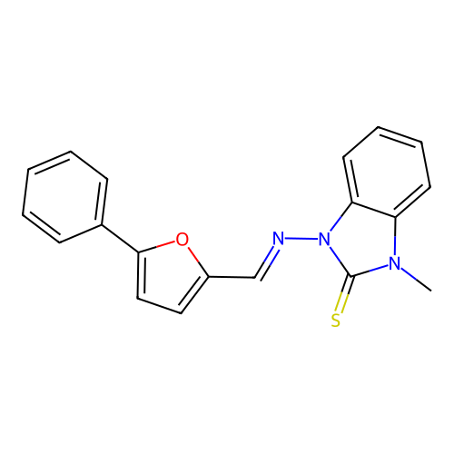 C19H15N3OS structure