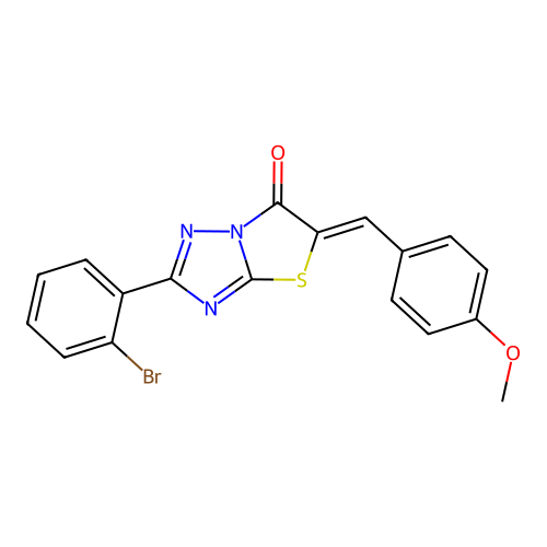 C18H12BrN3O2S structure