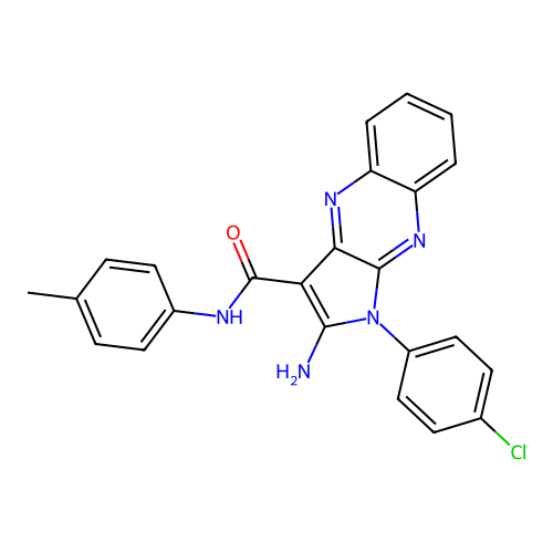 C24H18ClN5O structure