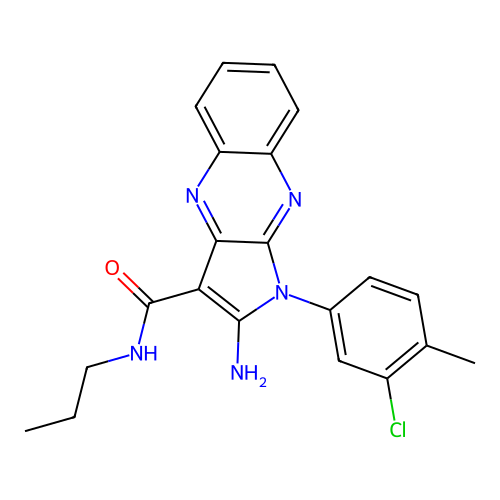 C21H20ClN5O structure