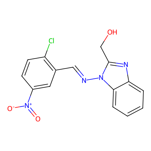 C15H11ClN4O3 structure