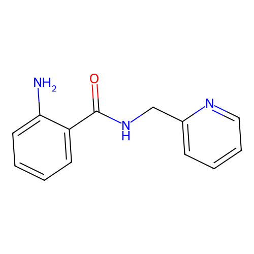 2-amino-N-(pyridin-2-ylmethyl)benzamide structure