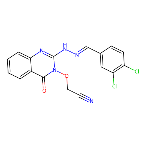 C17H11Cl2N5O2 structure