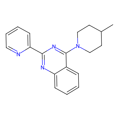 4-(4-Methylpiperidin-1-yl)-2-(pyridin-2-yl)quinazoline structure