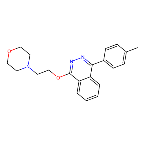 1-(4-Methylphenyl)-4-[2-(morpholin-4-yl)ethoxy]phthalazine structure