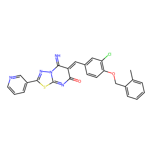 C25H18ClN5O2S structure