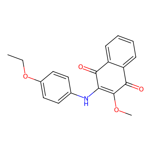 2-(4-Ethoxyanilino)-3-methoxynaphthalene-1,4-dione structure