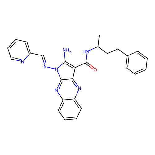 C27H25N7O structure