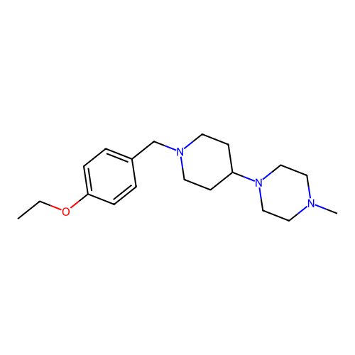 1-[1-(4-Ethoxybenzyl)piperidin-4-yl]-4-methylpiperazine structure