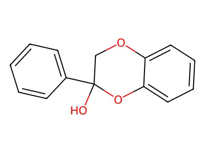 2-Phenyl-2,3-dihydro-1,4-benzodioxin-2-ol structure