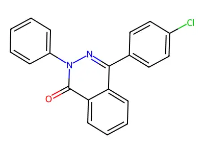 4-(4-chlorophenyl)-2-phenyl-1(2H)-phthalazinone structure