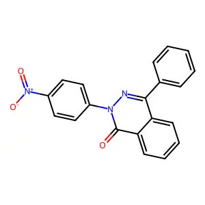 2-(4-Nitrophenyl)-4-phenyl-1(2H)-phthalazinone structure