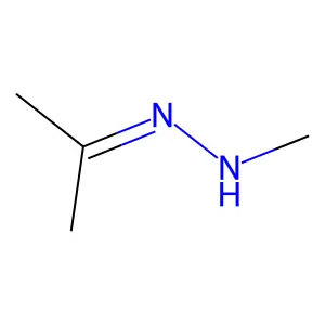 2-Propanone, methylhydrazone structure