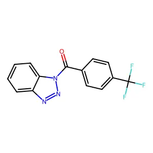 1-[4-(trifluoromethyl)benzoyl]-1H-1,2,3-benzotriazole structure