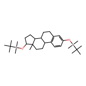 Estradiol bis(tert-butyldimethylsilyl)ether structure