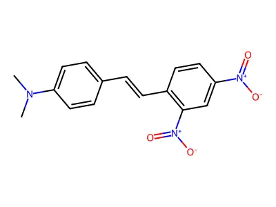 N,N-Dimethyl-2',4'-dinitro-4-stilbenamine structure