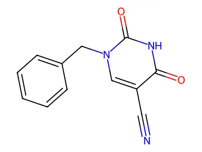 1-Benzyl-2,4-dioxo-1,2,3,4-tetrahydropyrimidine-5-carbonitrile structure