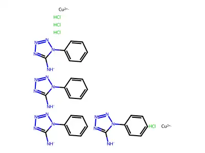 Copper fenamole hydrochloride structure