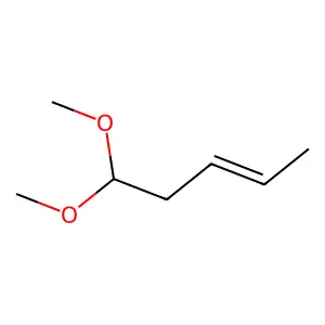 5,5-Dimethoxypent-2-ene structure