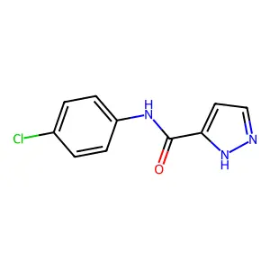 N-(4-Chlorophenyl)-1H-pyrazole-3-carboxamide structure