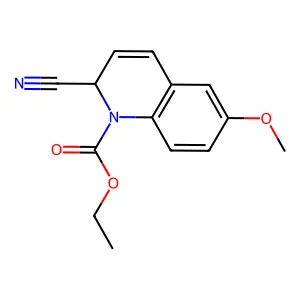 ethyl 2-cyano-6-methoxy-2H-quinoline-1-carboxylate structure