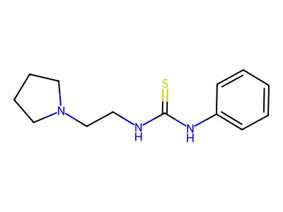 N-Phenyl-N'-[2-(pyrrolidin-1-yl)ethyl]thiourea structure