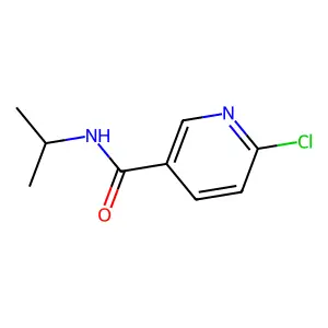 6-chloro-N-isopropylnicotinamide structure