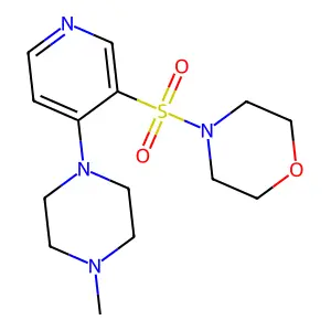4-[4-(4-Methylpiperazin-1-yl)pyridin-3-yl]sulfonylmorpholine structure