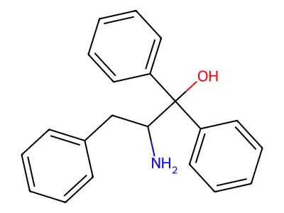 2-Amino-1,1,3-triphenylpropan-1-ol structure