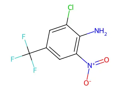 2-Chloro-6-nitro-4-(trifluoromethyl)aniline structure