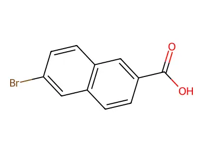 6-Bromo-2-naphthalenecarboxylic acid structure