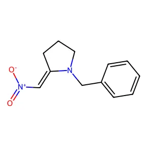 2-(Nitromethylene)-1-(phenylmethyl)pyrrolidine structure