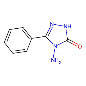 4-amino-3-phenyl-1H-1,2,4-triazol-5-one structure