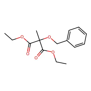 Diethyl 2-(benzyloxy)-2-methylmalonate structure