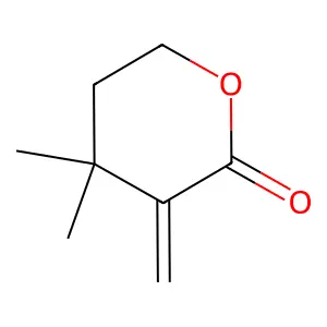 4,4-Dimethyl-3-methylideneoxan-2-one structure