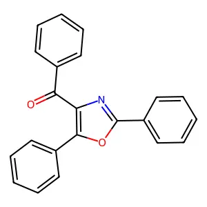 (2,5-Diphenyl-1,3-oxazol-4-yl)(phenyl)methanone structure