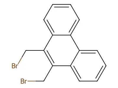 9,10-Bis(bromomethyl)phenanthrene structure