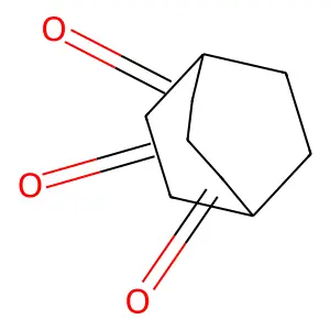 Bicyclo(3.2.2)nonane-2,3,4-trione structure