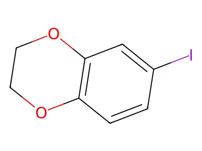 6-Iodo-2,3-dihydro-1,4-benzodioxine structure