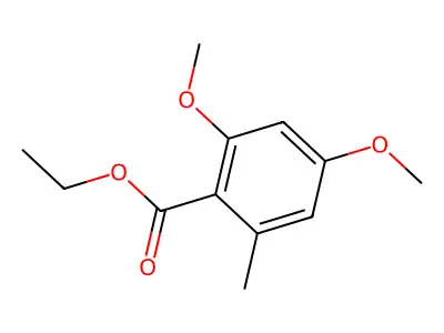 2,4-Dimethoxy-6-methyl-benzoic acid ethyl ester structure