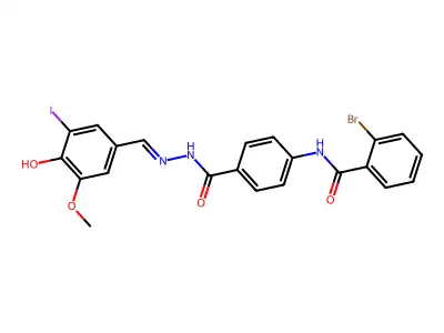 CAS 5775-26-8 - C22H17BrIN3O4 structure