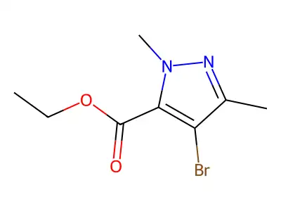 ethyl 1-ethyl-3-methyl-1H-pyrazole-5-carboxylate structure