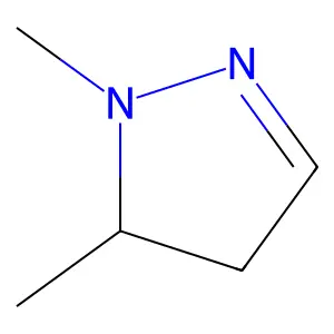 4,5-Dihydro-1,5-dimethyl-1H-pyrazole structure