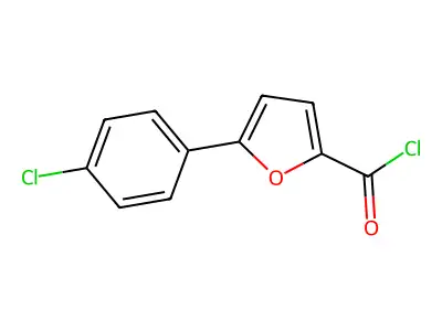 5-(4-chlorophenyl)furan-2-carbonyl Chloride structure