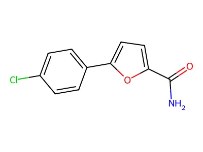 5-(4-Chlorophenyl)furan-2-carboxamide structure