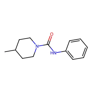 4-methyl-N-phenylpiperidine-1-carboxamide structure